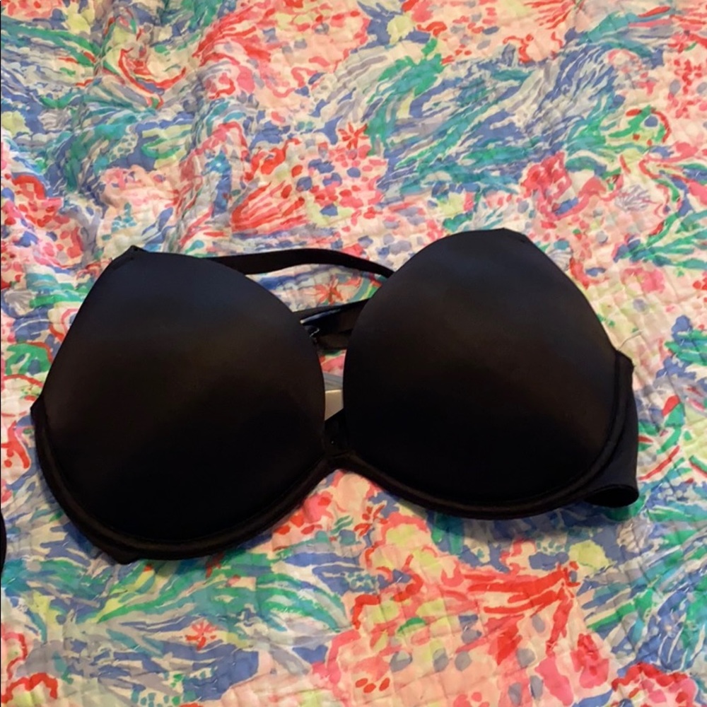 Pink push up bra